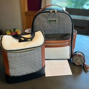 Itzy Ritzy Coffee & Cream Mini, Bottle Bag, & Paci Pod